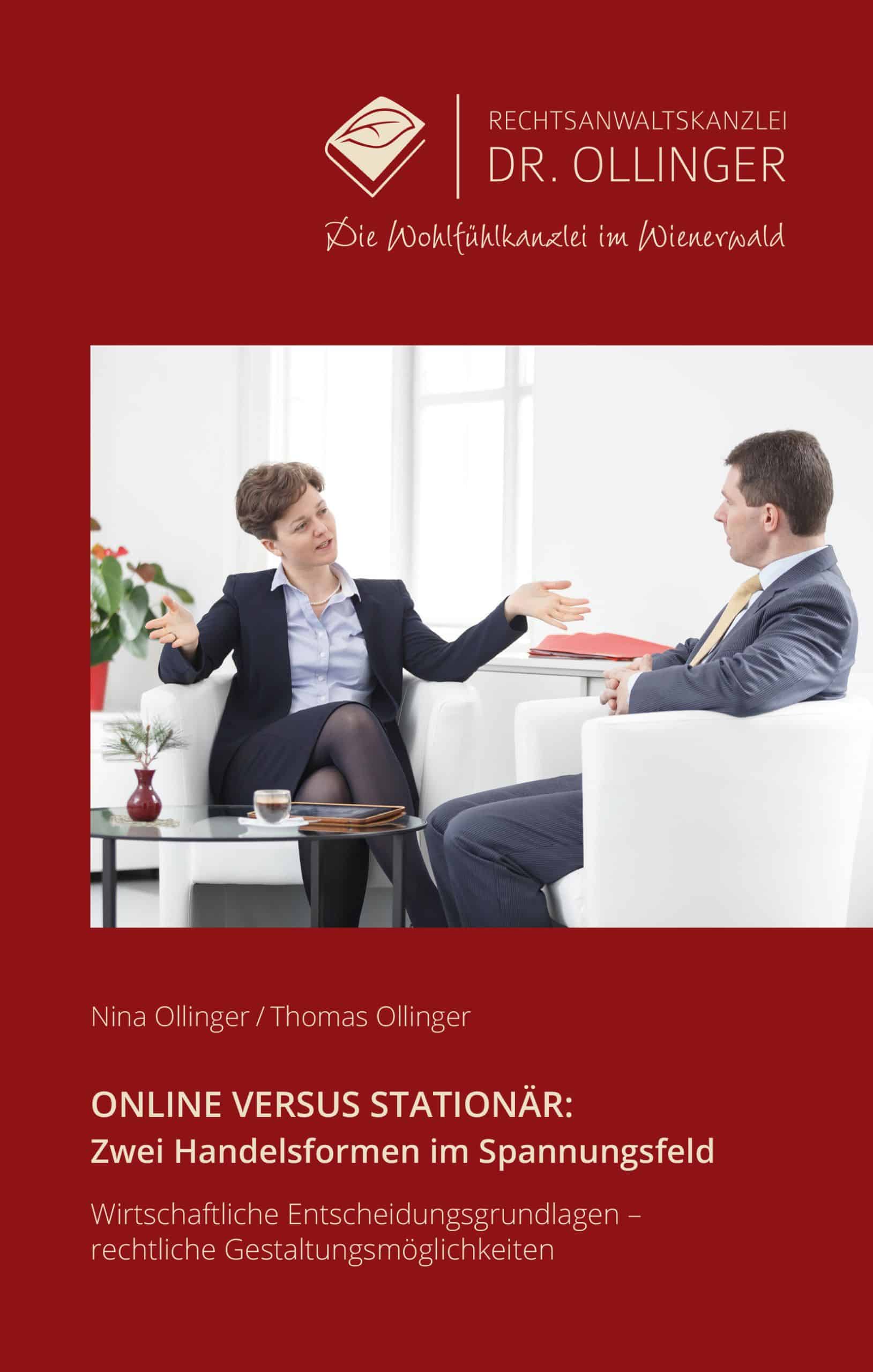 Online versus stationär Buch Dr. Nina Ollinger
