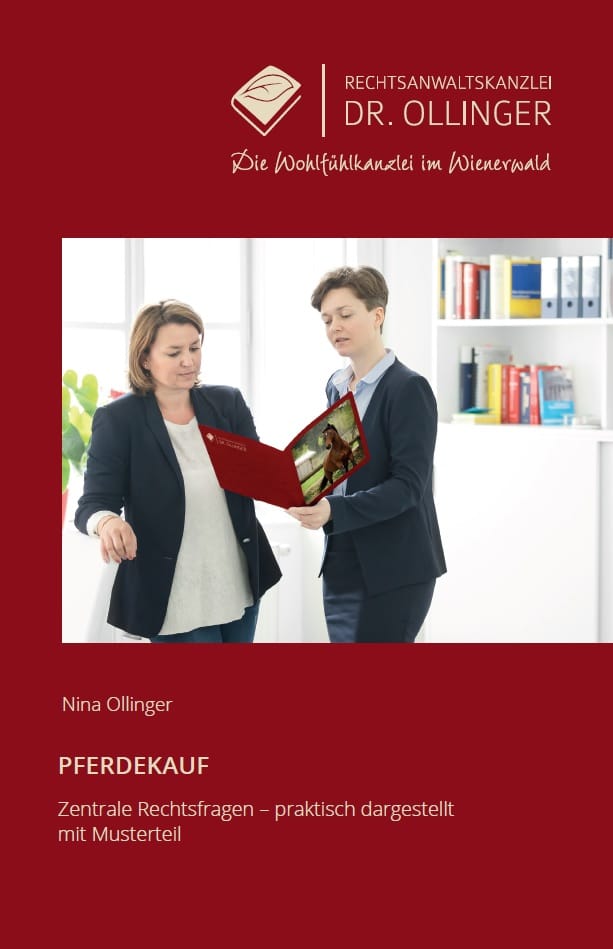 Buch Pferdekauf Dr. Nina Ollinger