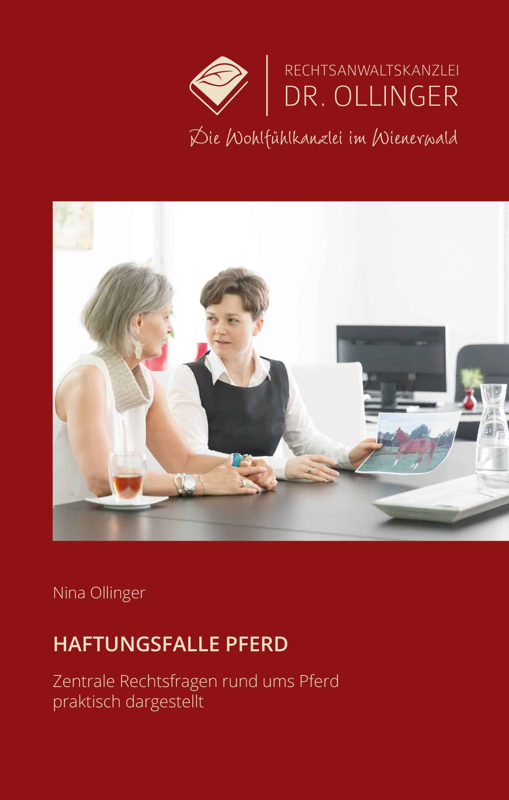 Haftungsfalle Pferd Buch Dr. Nina Ollinger